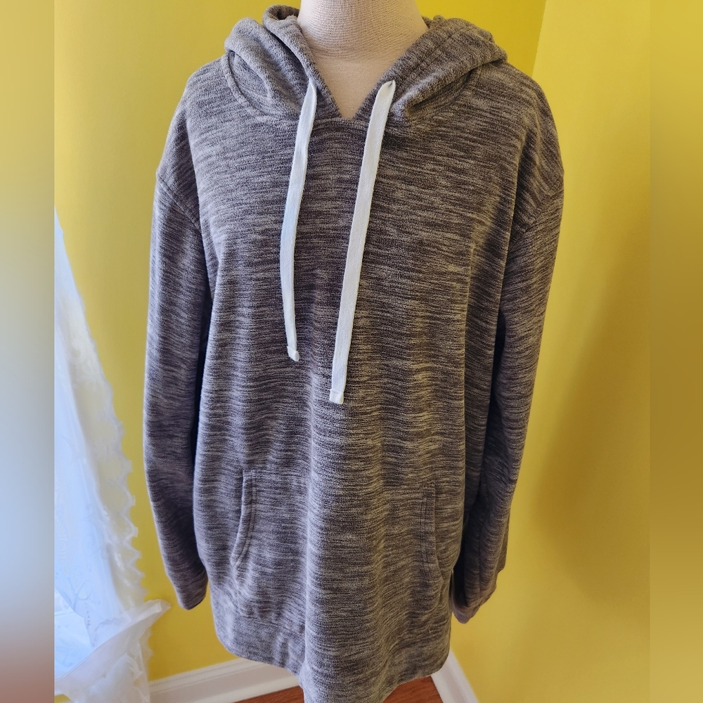 Hollywood the Jean People Grey Hoodie Sweatshirt size Extra Large